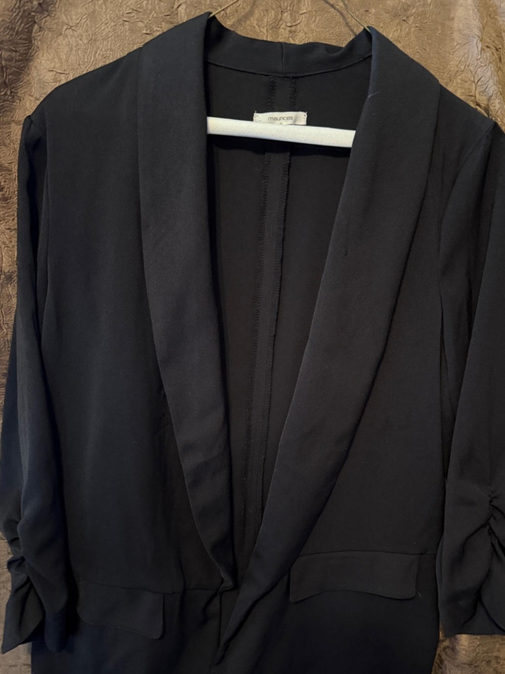 Maurices Black Utility Jacket Lightweight Jacket Size S